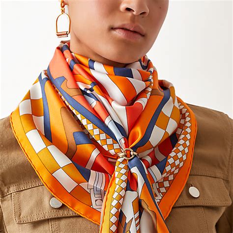 hermes scarf with suit|how to wear hermes scarf.